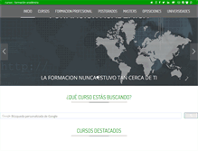 Tablet Screenshot of formacionacademica.com